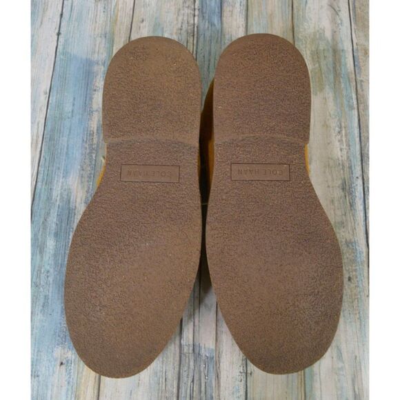Cole Haan Glenn Chukka Desert Boots Men\'s Size 9.5 Brown Nubuck Leather